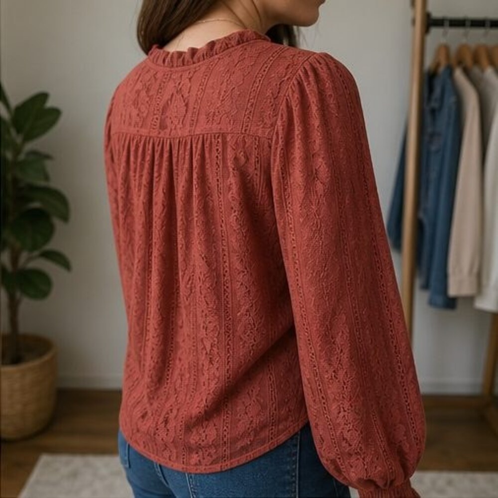 Rust Cami Blouse - Picture 3 of 6